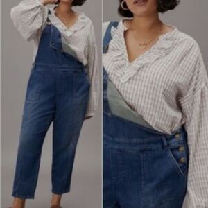 Anthropologie Pilcro And The Letterpress Denim Overalls Size 20W Plus